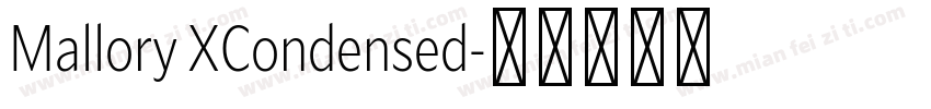 Mallory XCondensed字体转换